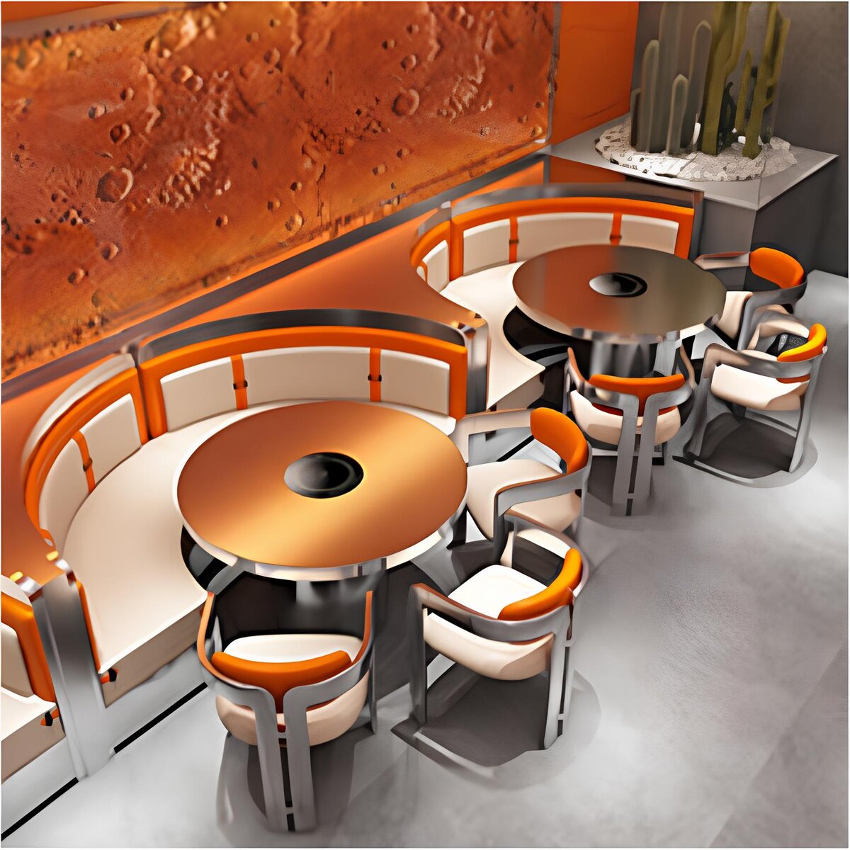 Stylish Café Tables and Chairs Set, image 249