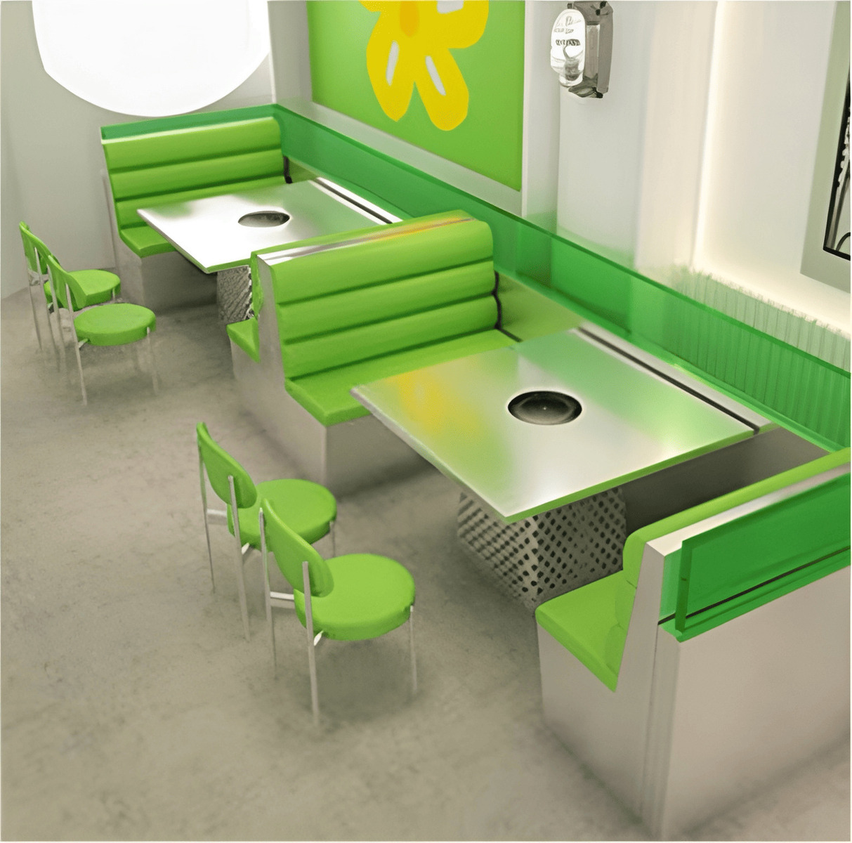 image (31) Upholstered Modular Tables and Seats for Cafés, image 31