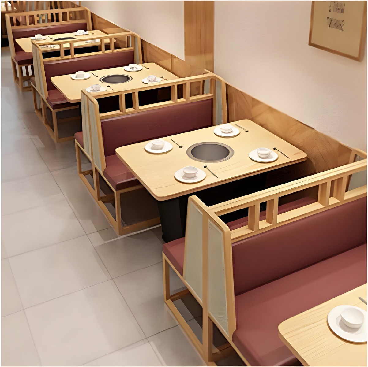 image (39) Refined Spacious Tables and Bench Seats for Cafés, image 39