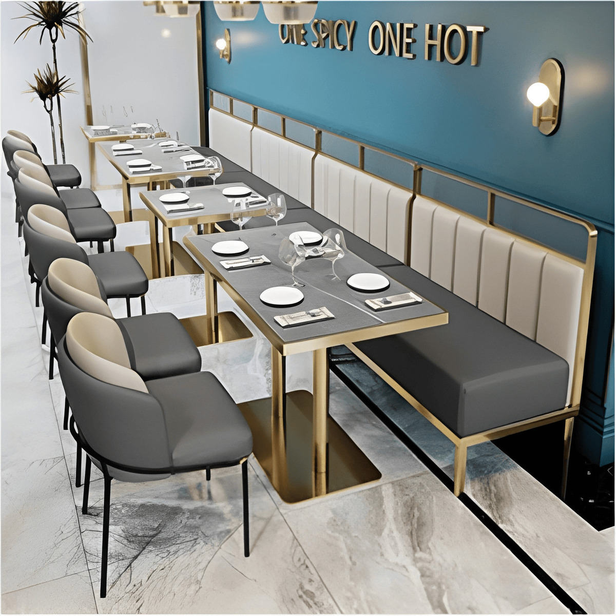 Modern Sleek Café Tables and Seats, image 50