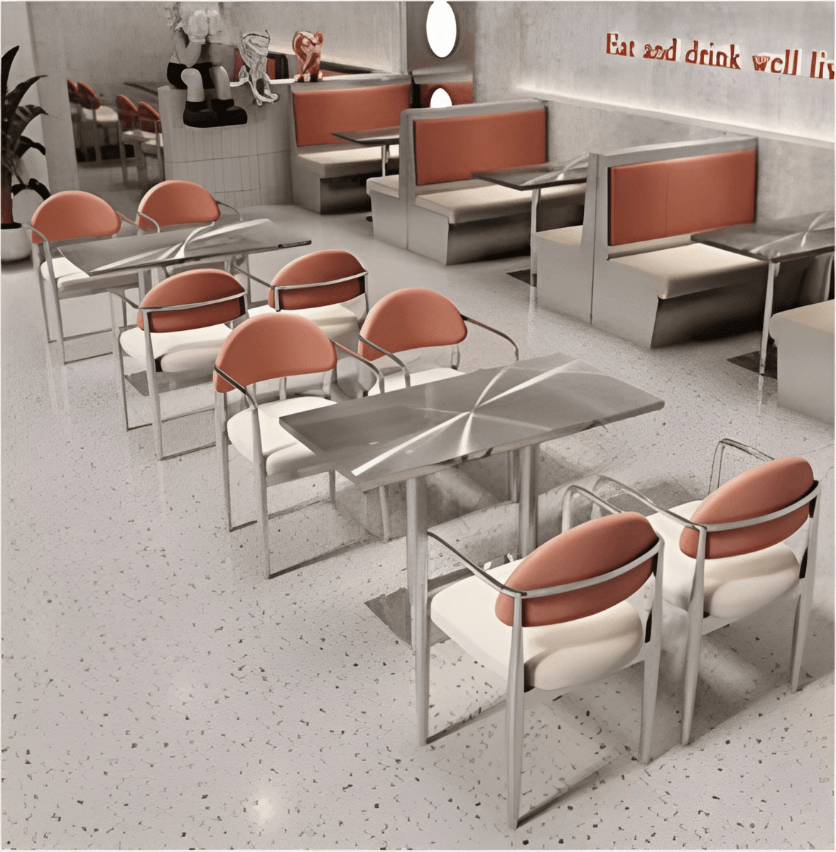 Modern Stylish Café Tables and Seats, image 52