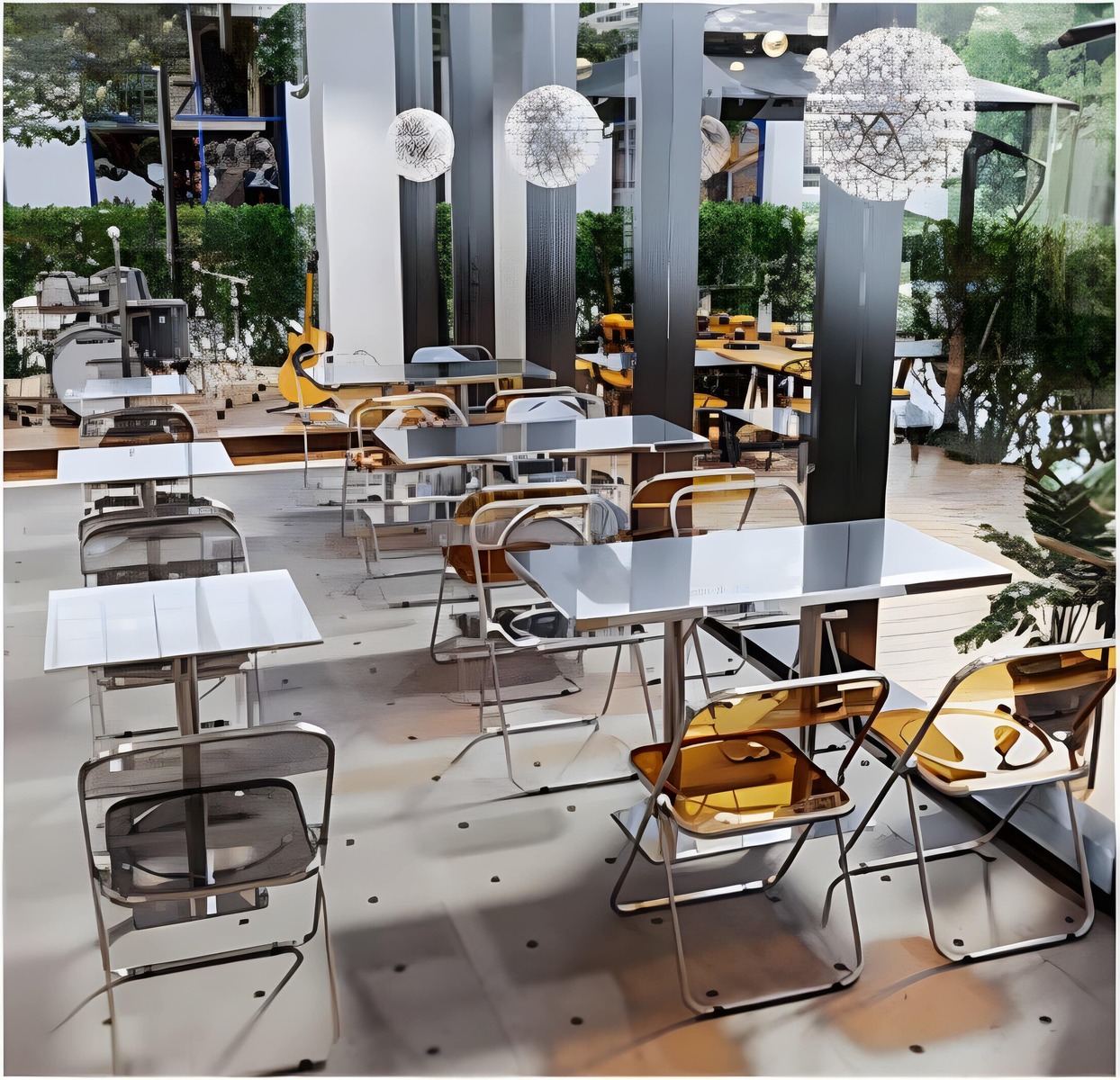 image (85) Classic Sturdy Chairs and Tables for Cafés, image 85